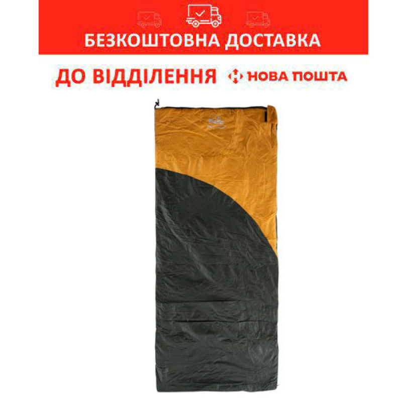 Спальний мішок Tramp Airy Light ковдра з капюш лівий yellow/grey 190/80 UTRS-056-L