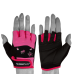 Рукавички для фітнесу PowerPlay 3492 жіночі Чорно-Рожеві XS