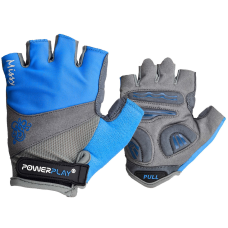 Велорукавички жіночі PowerPlay 5277 В Блакитні XS