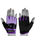 Рукавички для фітнесу PowerPlay 3492 жіночі Чорно-Фіолетові XS