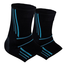 Бандажі на гомілкостоп Power System PS-6022 Ankle Support Evo Black/Blue (2шт.) M