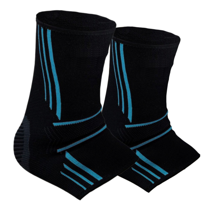 Бандажі на гомілкостоп Power System PS-6022 Ankle Support Evo Black/Blue (2шт.) L Бандажі на гомілкостоп Power System PS-6022 Ankle Support Evo Black/Blue (2шт.) L