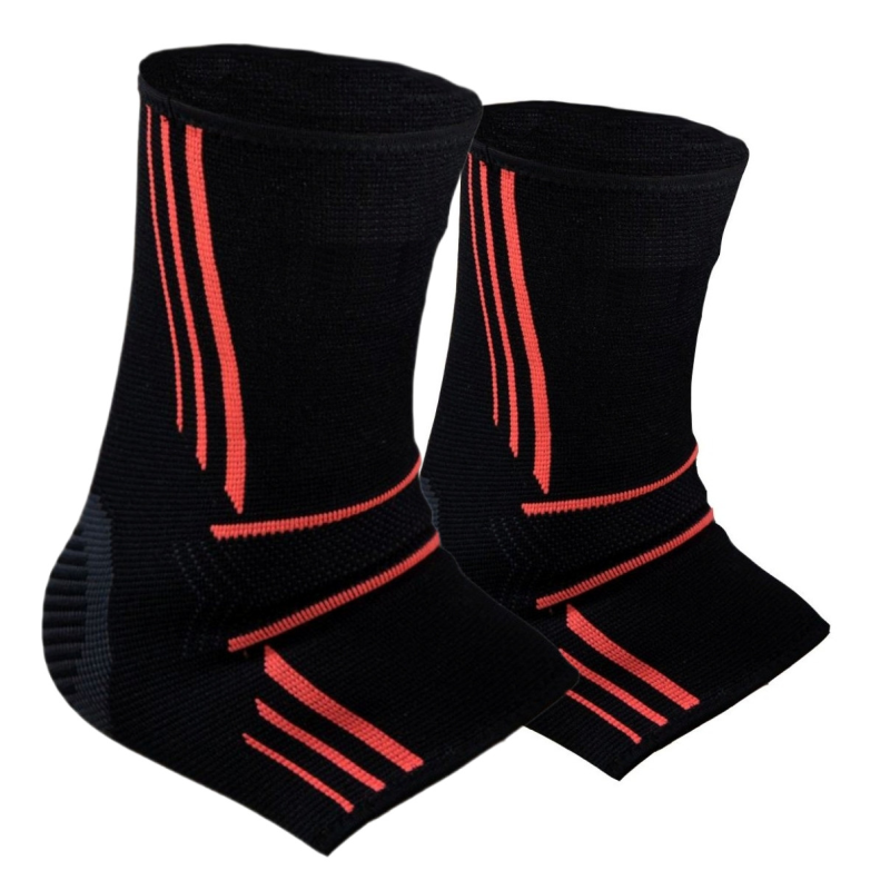 Бандажі на гомілкостоп Power System PS-6022 Ankle Support Evo Black/Orange (2шт.) L Бандажі на гомілкостоп Power System PS-6022 Ankle Support Evo Black/Orange (2шт.) L