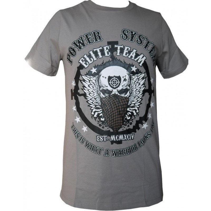 Футболка для фітнесу та бодібілдингу Power System PS-8004 Desperados Grey S Футболка для фітнесу та бодібілдингу Power System PS-8004 Desperados Grey S