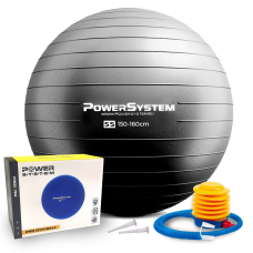 М“яч для фітнесу (фітбол) Power System PS-4011 Ø55 cm PRO Gymball Black