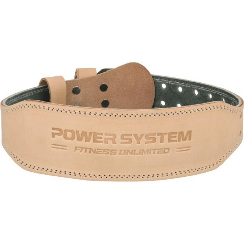 Пояс для важкої атлетики Power System PS-3000 Power Natural шкіряний L