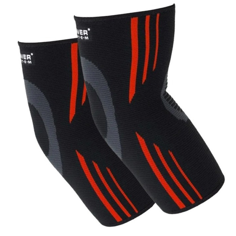 Налокітники Power System PS-6020 Elbow Support Evo Black/Orange (2шт.) M