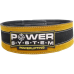 Пояс для пауерліфтингу Power System PS-3840 Stronglift  шкіряний Black/Yellow