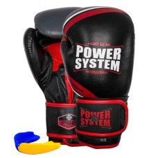 Боксерські рукавиці Power System PS 5005 Black/Red 16 унцій