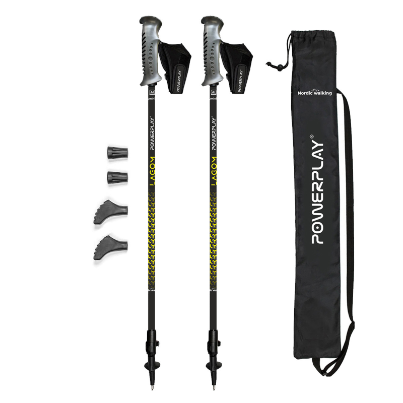 Палиці для скандинавської ходьби PowerPlay 9103 Lagom 65-135 см (пара)