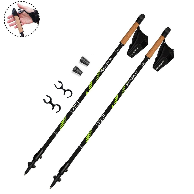 Палиці для скандинавської ходьби PowerPlay 9104 Lykke 80-135 см (пара)