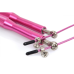 Скакалка швидкісна 4yourhealth Jump Rope Premium 3м металева на підшипниках 6863 Рожева