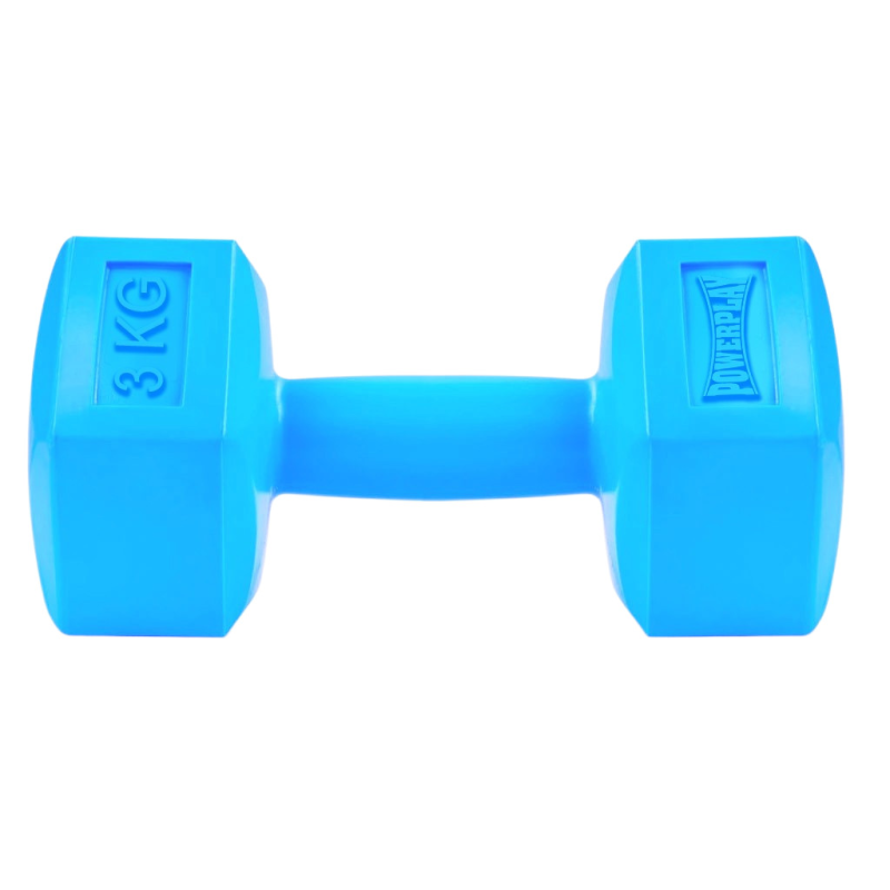 Гантель композитна PowerPlay 4124 Hercules 3 кг. Синя (1 шт.)