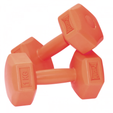 Гантелі композитні PowerPlay 4124 Hercules 2*1кг. Помаранчеві (2шт.)
