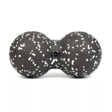 Масажний м“яч подвійний 7SPORTS EPP DuoBall (15*8см.) чорно-білий