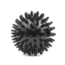 Масажний м“яч з шипами 7SPORTS Sonic Ball PJ-7 d7см. Чорний