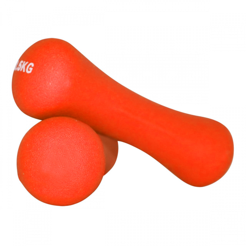 Гантелі неопренові PowerPlay 4126 Spartacus 2*1.5 кг. Помаранчеві (2шт.)