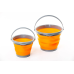 Відро складне силіконове Tramp 5L orange (TRC-092-orange) (UTRC-092)
