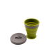 Стакан складаний силіконовий Tramp з кришкою 200 ml green (UTRC-126-green)