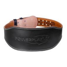 Пояс для важкої атлетики PowerPlay 5086 шкіряний Чорно-Коричневий XL