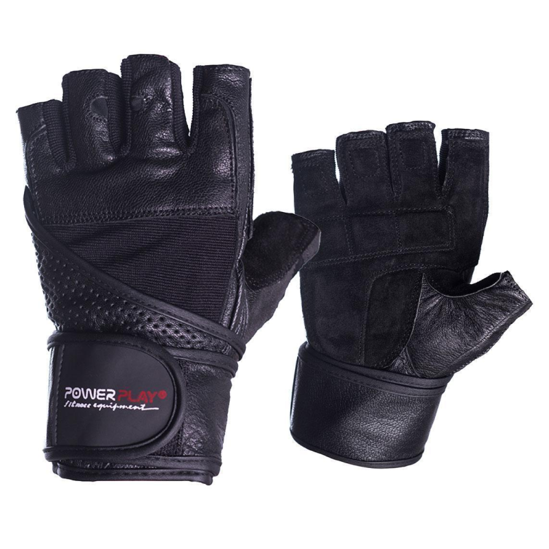 Рукавички для фітнесу PowerPlay 2042 Чорні L