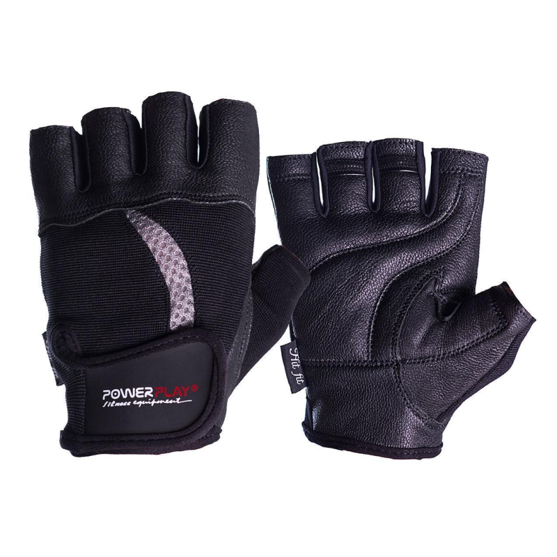 Рукавички для фітнесу PowerPlay 2114 Чорні S
