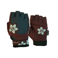 Рукавички для фітнесу PowerPlay 1733 жіночі Коричневі S