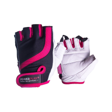 Рукавички для фітнесу PowerPlay 2311 жіночі Чорно-Рожеві XS