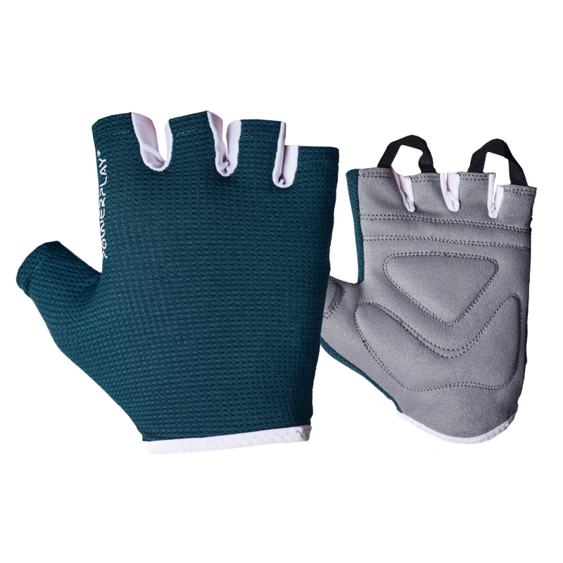 Рукавички для фітнесу PowerPlay 3418 жіночі Сині S