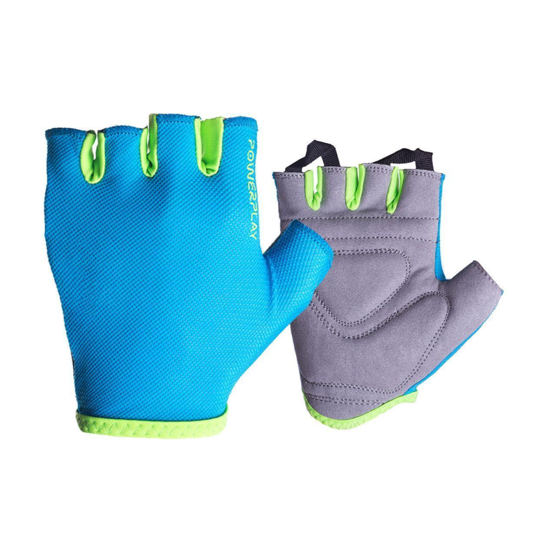 Рукавички для фітнесу PowerPlay 418 B жіночі Блакитні S