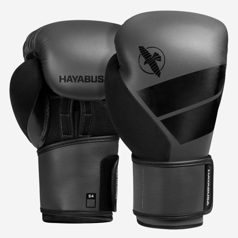 Боксерські рукавиці Hayabusa S4 - Сірі 14oz (Original) Шкіра