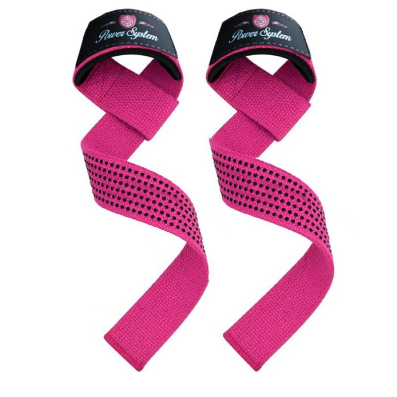 Лямки для тяги Power System PS-3420 G-Power Straps Pink Лямки для тяги Power System PS-3420 G-Power Straps Pink