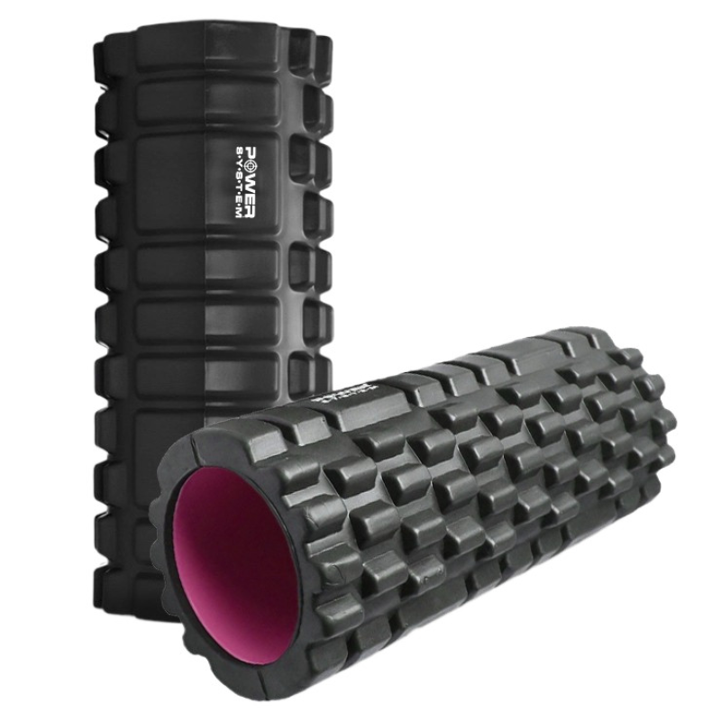 Масажний ролик (роллер) Power System PS-4050 Fitness Foam Roller Black/Pink (33x15см.) Масажний ролик (роллер) Power System PS-4050 Fitness Foam Roller Black/Pink (33x15см.)