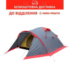 Експедиційний намет Tramp Mountain 4 (V2) Сірий (TRT-024)