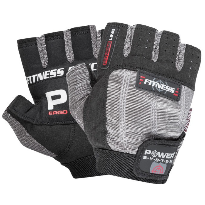 Рукавички для фітнесу Power System PS-2300 Fitness Grey/Black M Рукавички для фітнесу Power System PS-2300 Fitness Grey/Black M