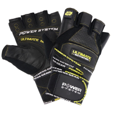 Рукавички для фітнесу Power System PS-2810 Ultimate Motivation Black/Yellow Line L