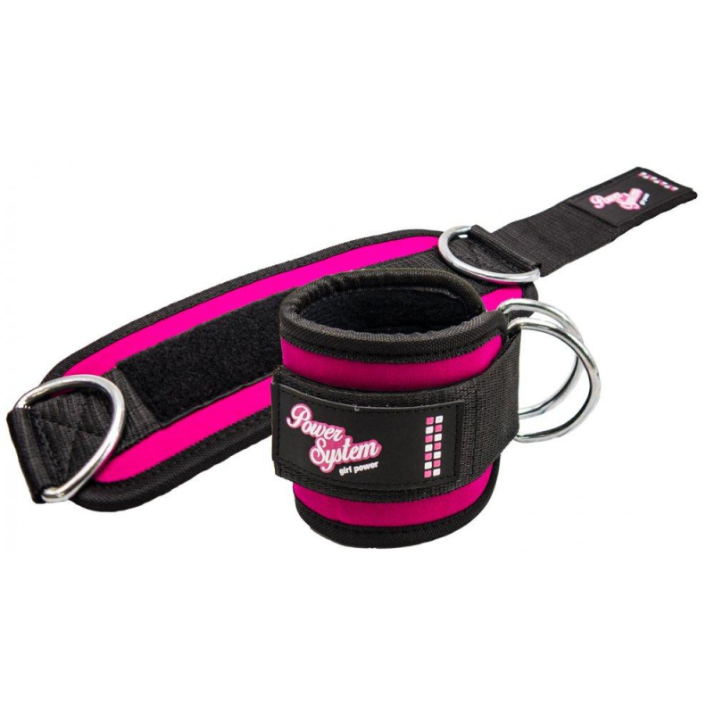 Манжети на щиколотку Power System PS-3450  Ankle Strap Gym Babe Pink