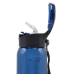Пляшка для води CASNO 600 мл KXN-1211 Синя з соломинкою