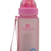 Пляшка для води CASNO 400 мл MX-5028 More Love Рожева з соломинкою
