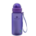 Пляшка для води CASNO 400 мл MX-5028 More Love Фіолетова з соломинкою