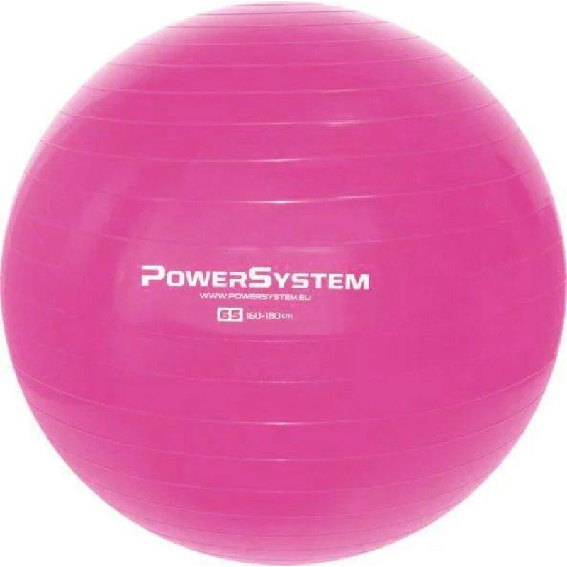 М“яч для фітнесу і гімнастики Power System PS-4012 65 cm Pink