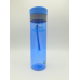 Пляшка для води CASNO 600 мл KXN-1145 Блакитна + пластиковий вінчик