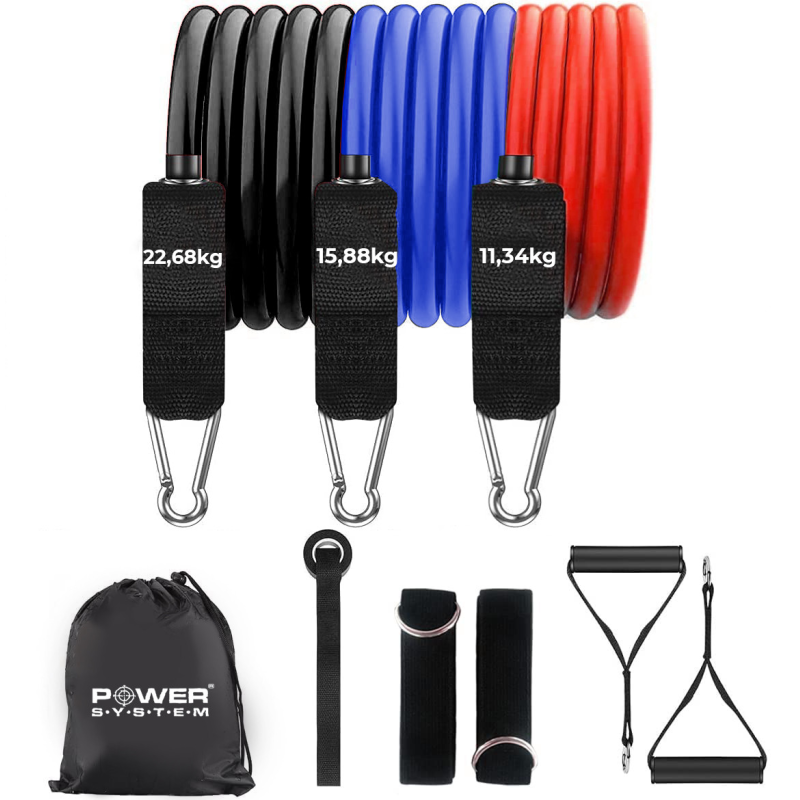 Набір трубчастих еспандерів Power System PS-4098 Ultimate Set Expander 3шт.