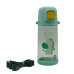 Пляшка для води CASNO 690 мл KXN-1219 Зелена (Зебра) з соломинкою