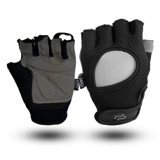 Рукавички для фітнесу PowerPlay 9100 чорно-сірі XL