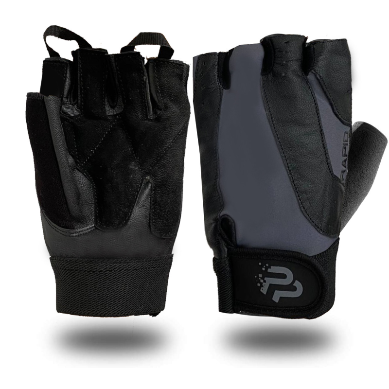 Рукавички для фітнесу PowerPlay 9138 Rapid чорно-сірі XL