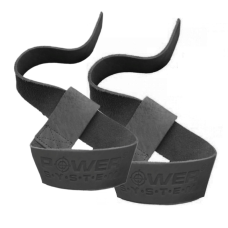 Лямки для тяги шкіряні Power System PS-3320 Leather Straps Black
