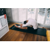 Килимок для йоги та фітнесу + чохол 4yourhealth Fitness Yoga Mat 0132 (180*61*1см) Чорний