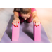 Блок для йоги 2 шт. (пара) PowerPlay 4006 Yoga Brick EVA Рожеві