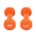 Гантелі вінілові PowerPlay 4125 Achilles 2*4 кг. Помаранчеві (пара - 2шт.)